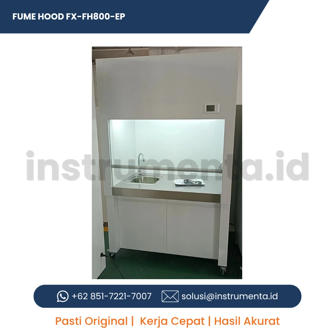 Jual Lemari Asam Fume Hood FX-FH800-EP Distributor Resmi Alat Laboratorium Safety High Quality